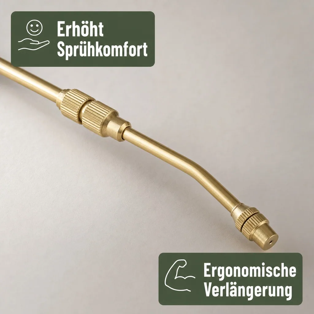 Messing Teleskoplanze 80 - 150 cm
