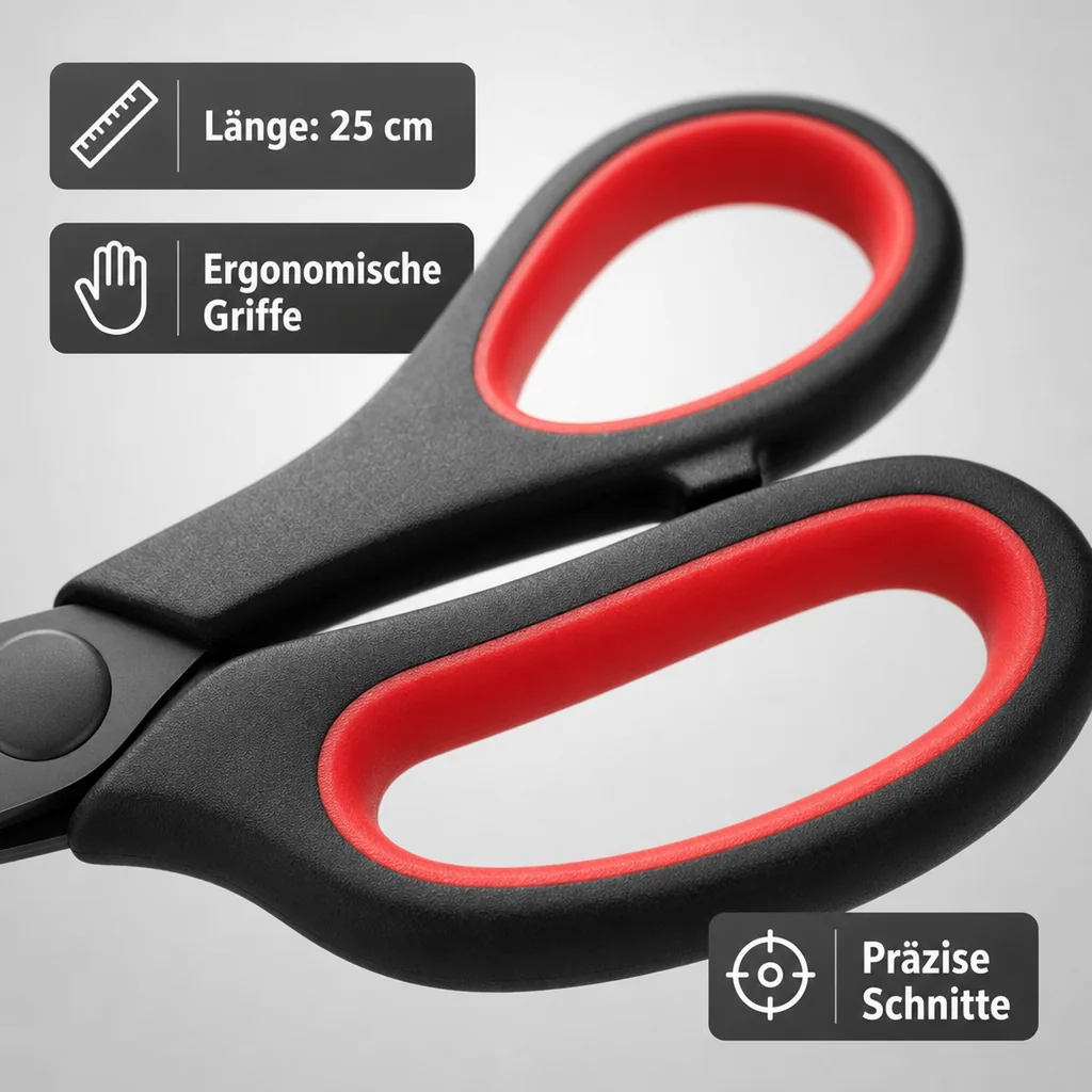 Scheren - Set, Titan-beschichtet, 5-teilig