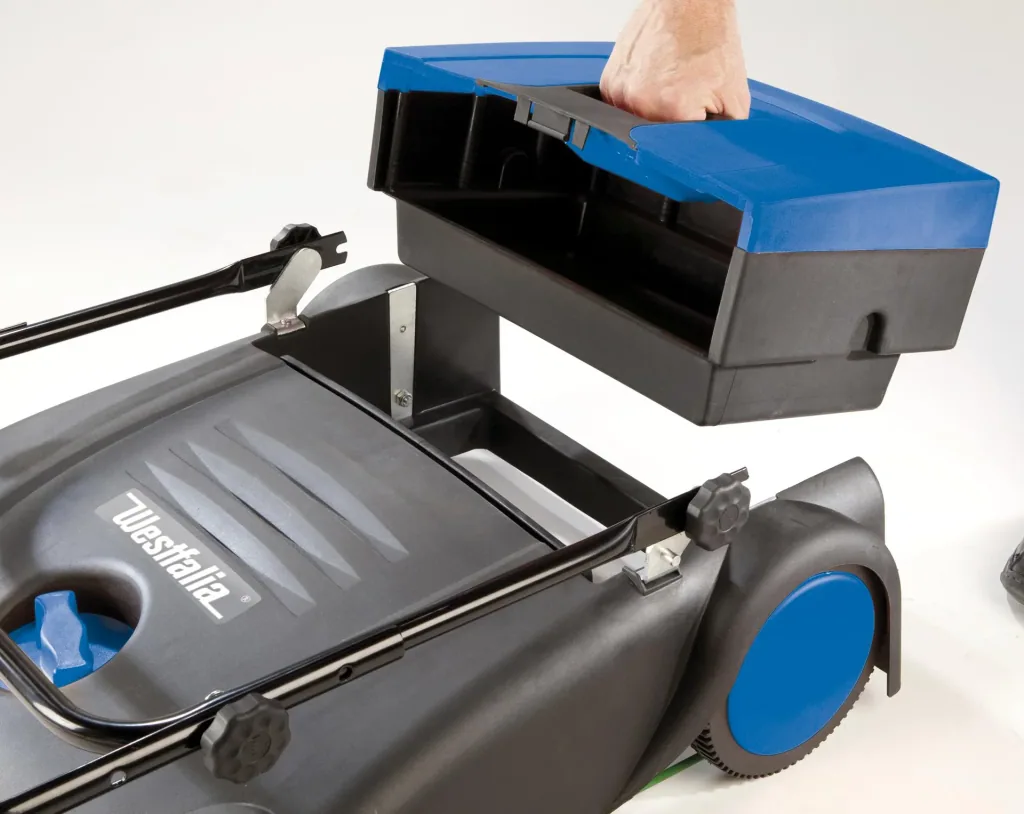 Kehrmaschine, 70 cm Arbeitsbreite, 14 Liter Schmutzbehälter