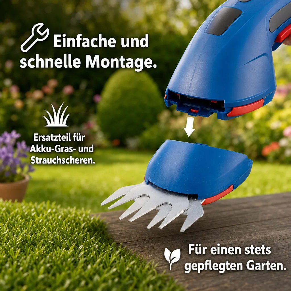 Ersatz-Grasmesser zu 949789 2 in 1 LI-ION Gras- und Heckenschere , 3,6 Volt