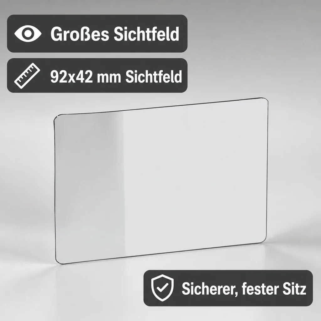 Äußere Vorsatzscheibe zu Automatik Schweißhelm Nr. 96 30 43
