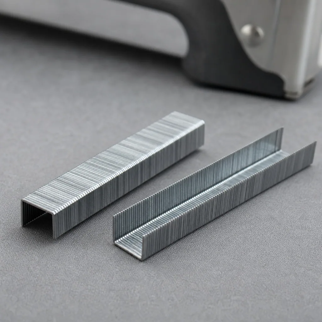 6 mm Feindraht Tacker Klammern, 1.000 Stück, Stärke 0,7 mm