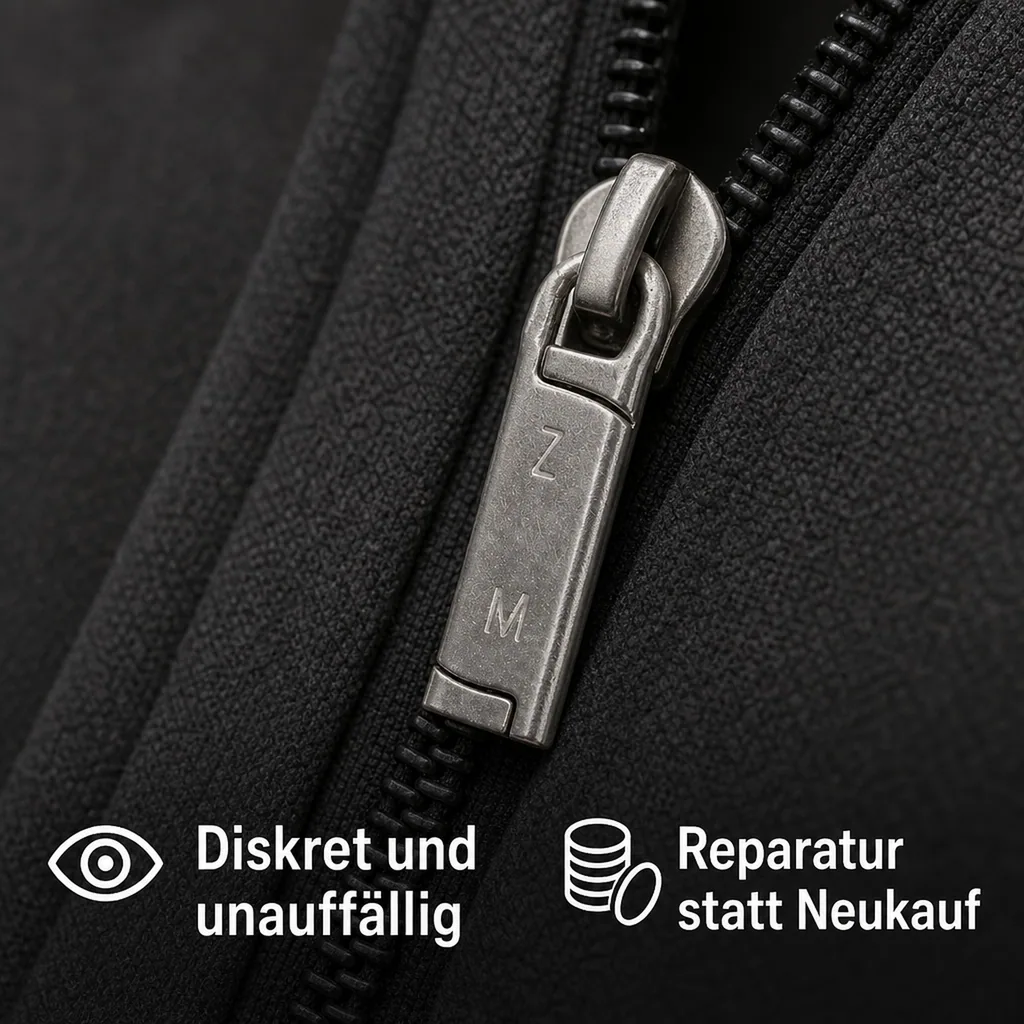 Reißverschluss-Reparatur-Haken, Silberfarben, 6er-Set