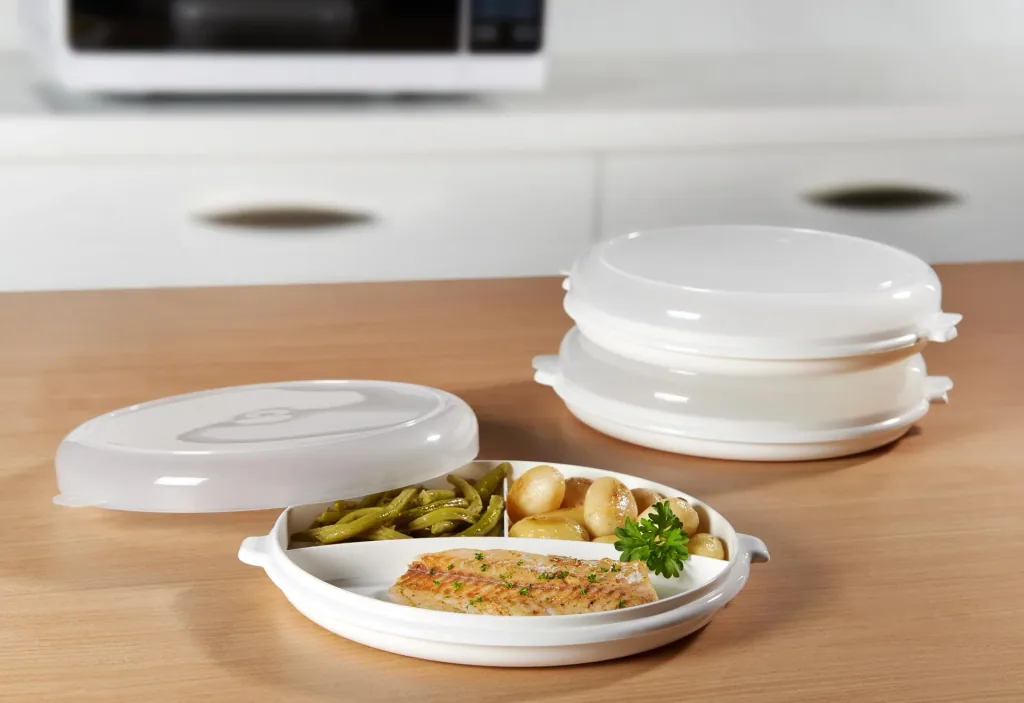 Mikrowellen-Teller-Set, 6-teilig