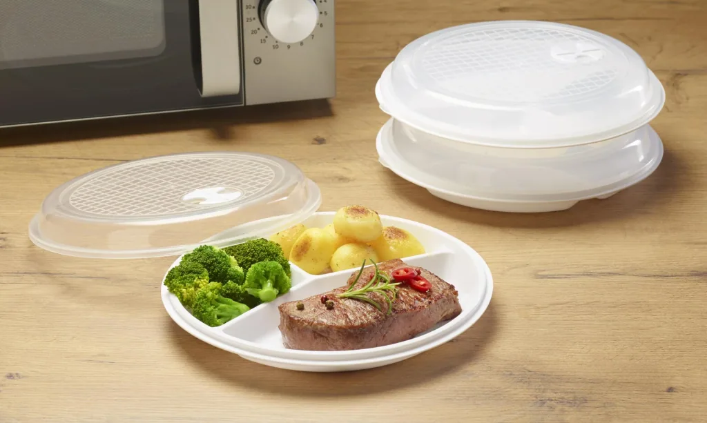 Mikrowellen-Teller-Set, 6-teilig