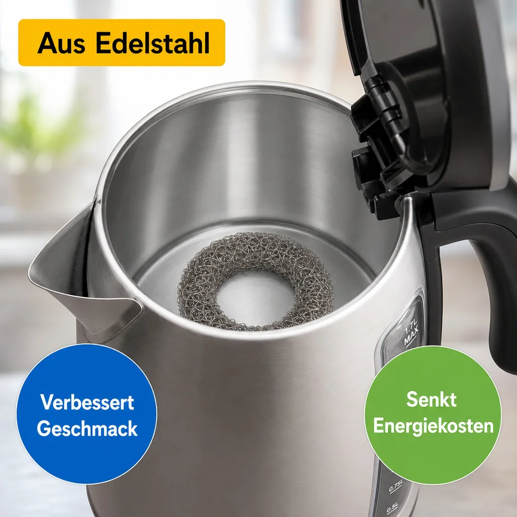 Kalkfänger HEXI, Edelstahl