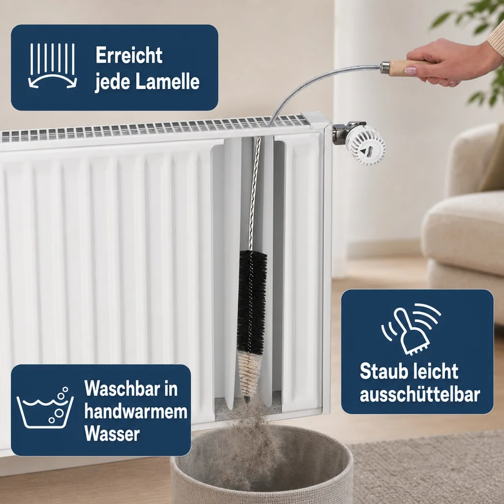 Flachheizkörperbürste SUPERFLEX