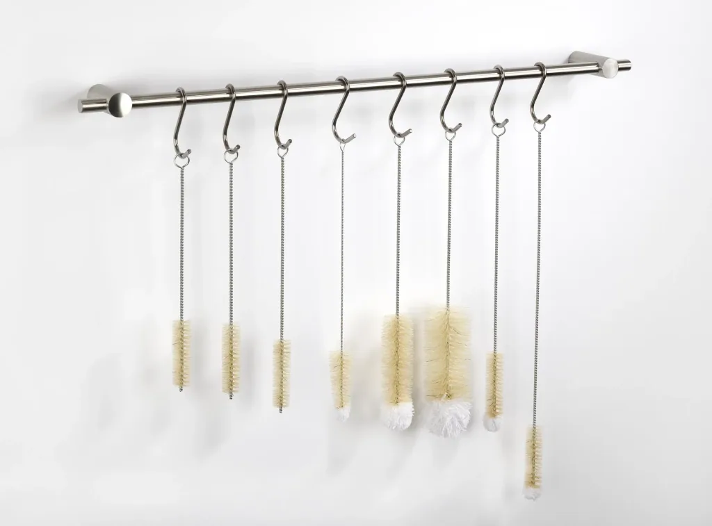 Reinigungs-Bürsten, Spezial-Bürsten-Set, Flaschen-Bürsten, 8-teilig