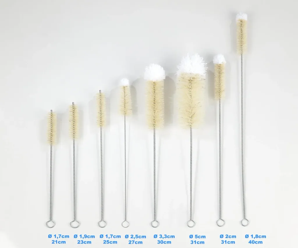 Reinigungs-Bürsten, Spezial-Bürsten-Set, Flaschen-Bürsten, 8-teilig