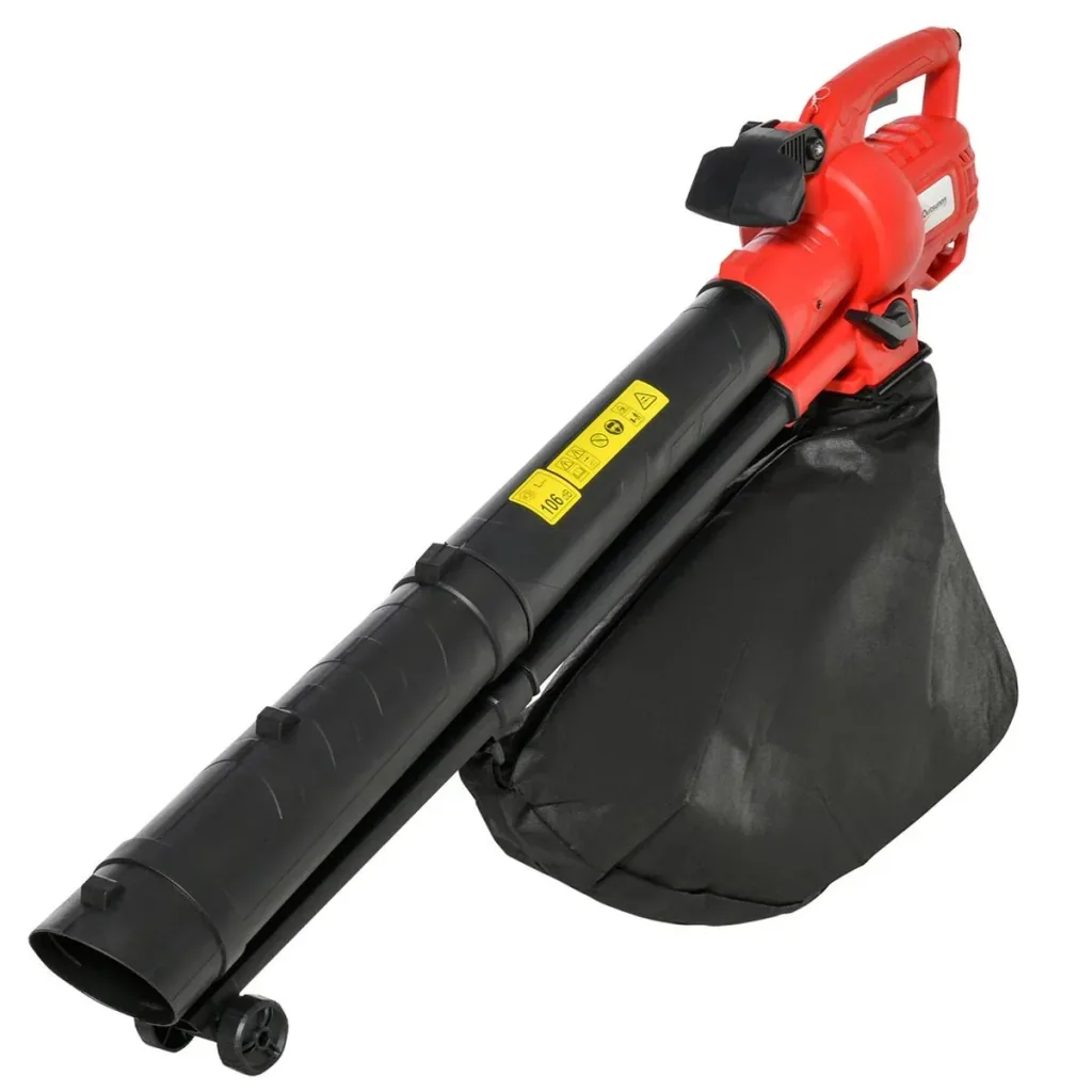 3-In-1 Elektro Laubsauger Laubbläser 3000 W Elektro-Vakuumgebläse Elektro-Laubbläser Gartenblattgebläse mit 45-Liter Fan