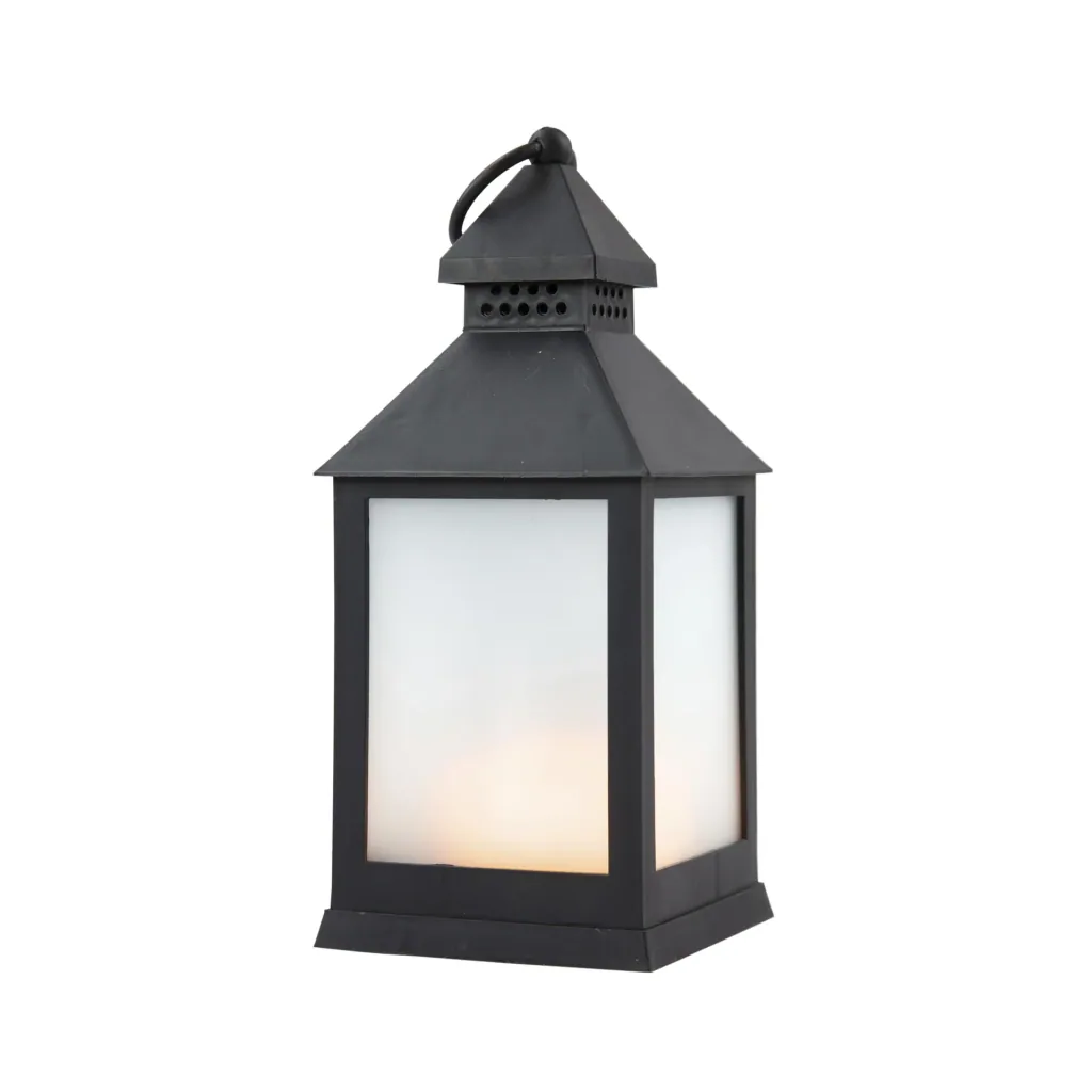 LED Laterne mit Flammeneffekt, 23 cm
