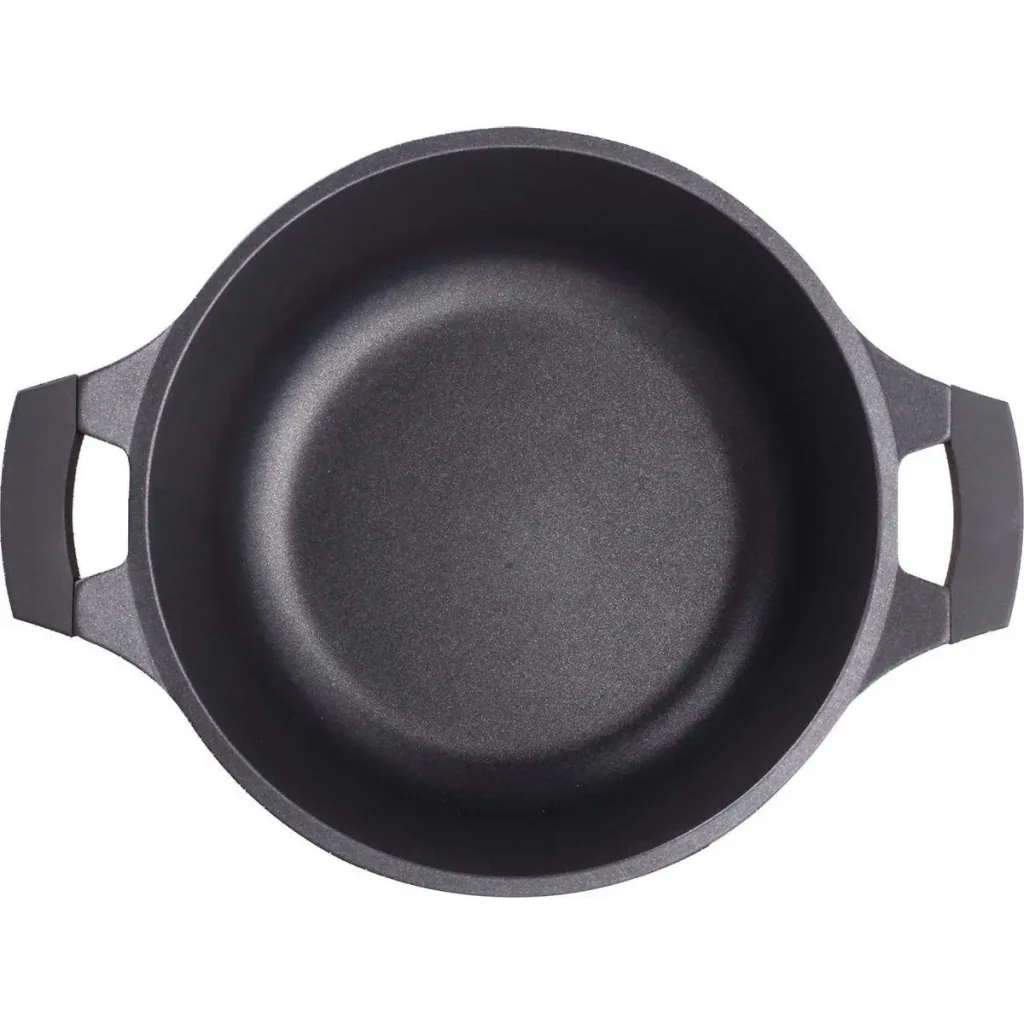 Kasserolle - mit Glasdeckel - 40 cm - Schwarz