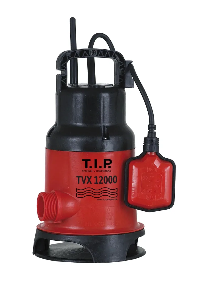 Schmutzwasser Tauchpumpe TVX 12000, bis 10.800 l/h Fördermenge