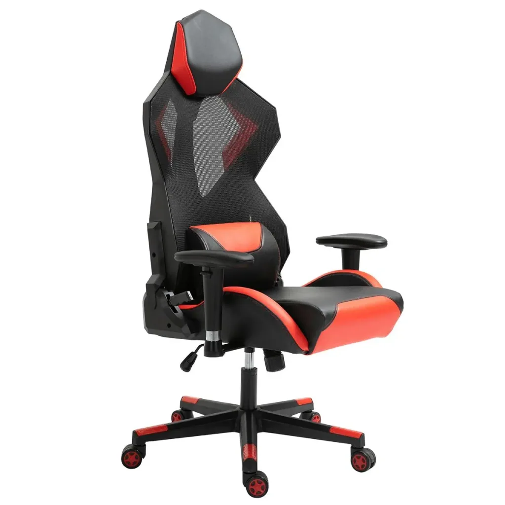 Gamingstuhl Bürostuhl Schreibtischstuhl Ergonomisches Design Rennstil modern höhenverstellbar Schaumstoff Nylon PU-Leder