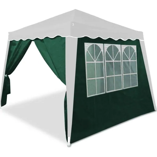 2x Seitenwand Faltpavillon Capri grün 3x3m
