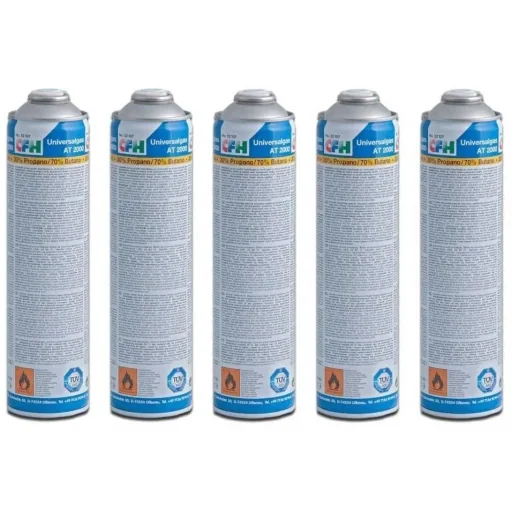 5x Gasflaschen für Gasbrenner - Unkrautbrenner