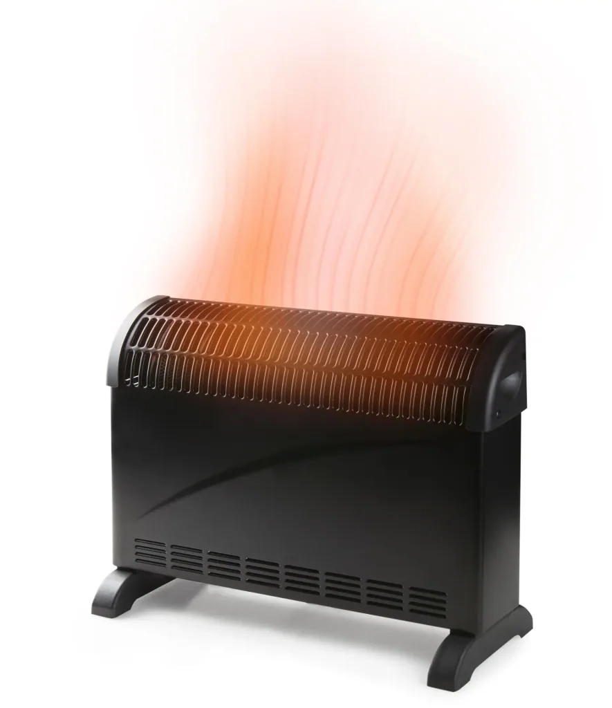 Konvektionsheizung Turbo schwarz
