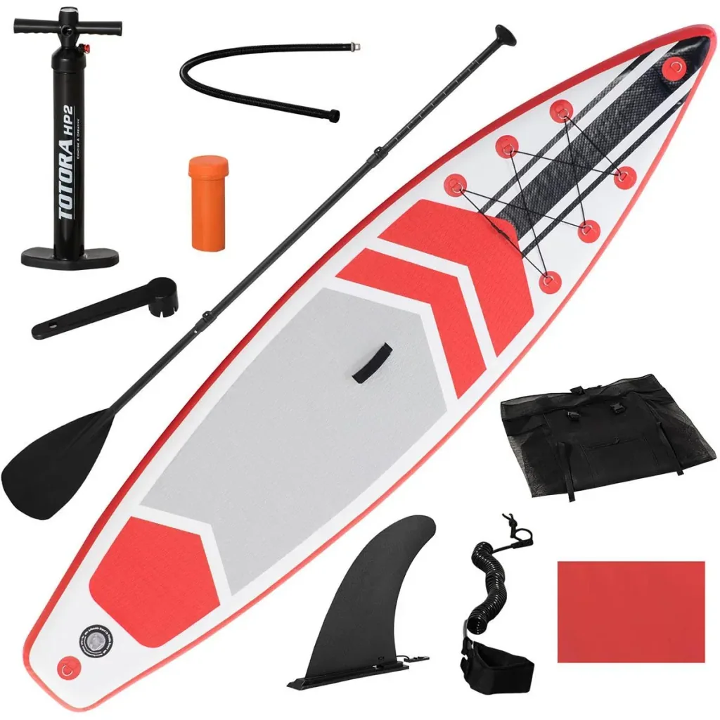 SUP Board aufblasbar mit viel Zubehör 320 x 76 x 15 cm