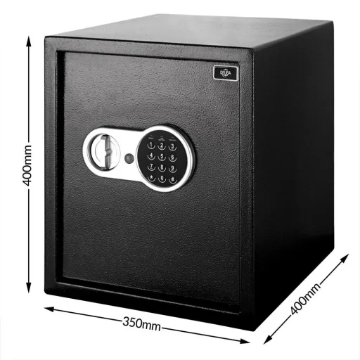 Elektrischer Dokumentensafe 35 x 40 x 40cm schwarz
