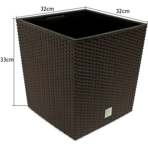 Blumentopf Rato Niedrig Umbra 32x32x33cm