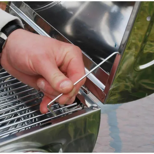 BBQ Collection Holzkohlegrill - Zylinder - Chrom
