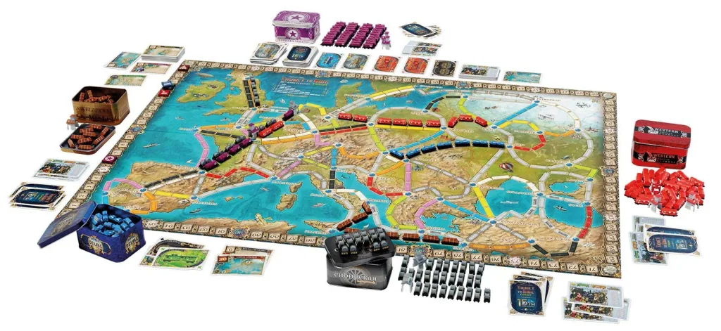 Gesellschaftsspiel Zug um Zug Europa 15. Jubiläum