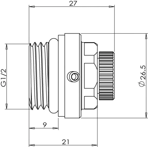 Automatik - Heizkörperentlüfter 1/2", 6 Stück