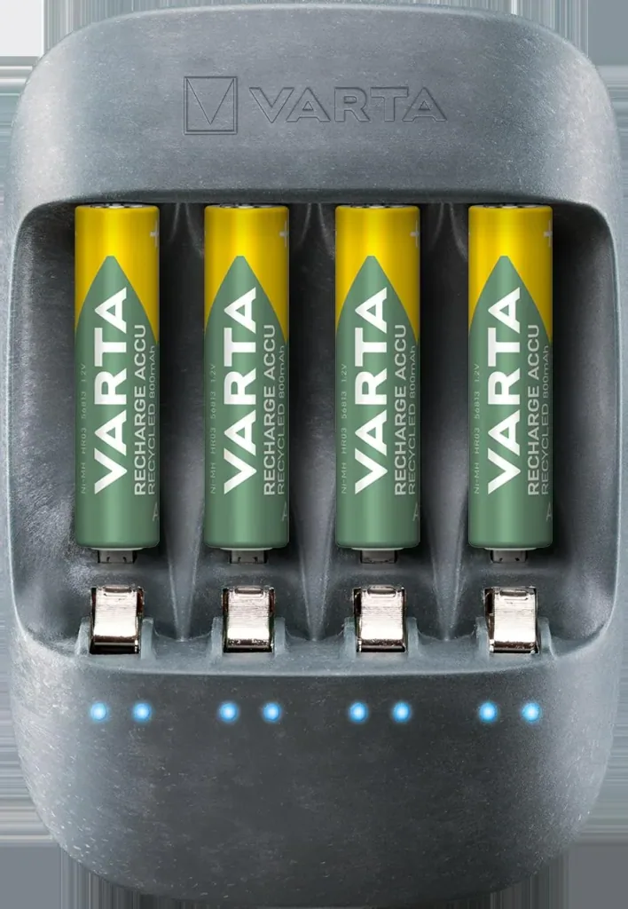 Ladegerät Eco Charger mit USB Ladeausgang für 1 - 4 AA oder AAA Akkus