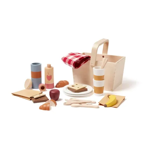 Kids Concept Kinder Spielzeug Picknick-Set Holz