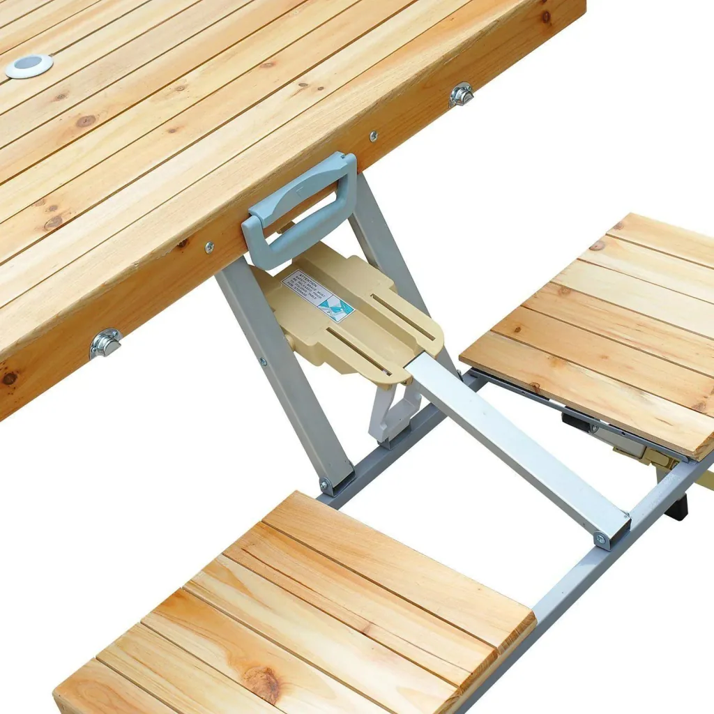 Holz Campingtisch Klapptisch Picknick Bank Esstisch