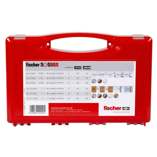 Dübel S + FU + Schrauben, SOSBOX