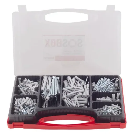 Dübel S + FU + Schrauben, SOSBOX