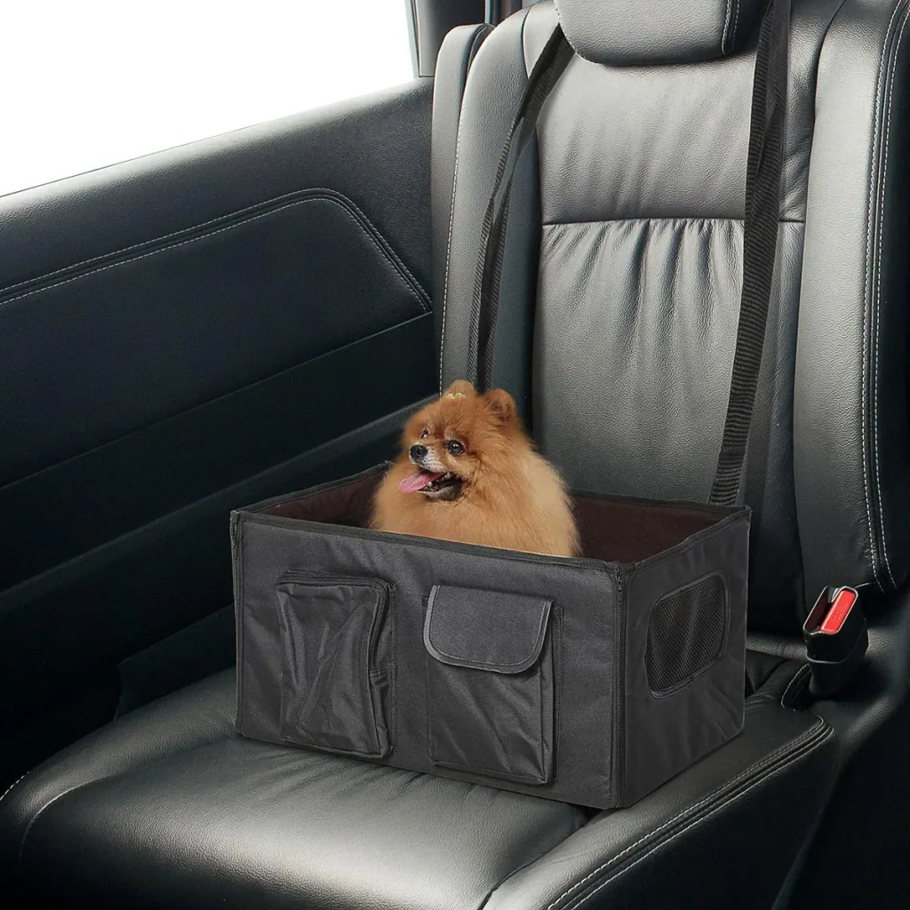 Hundetransportbox fürs Auto schwarz