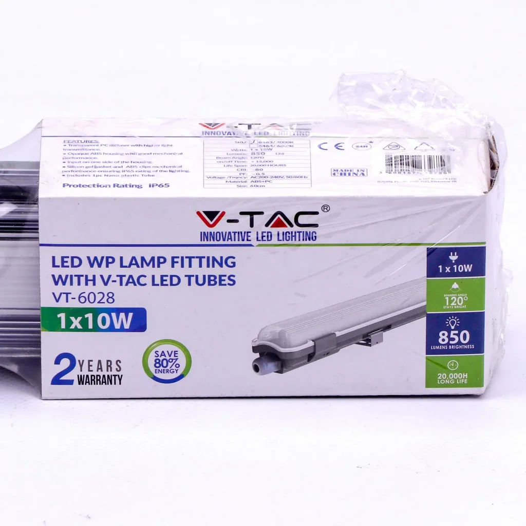 LED-Leuchtstofflampe 60cm - 10W - 6400K - 850 Lumen - IP65