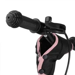 Laufrad mit Federung rosa
