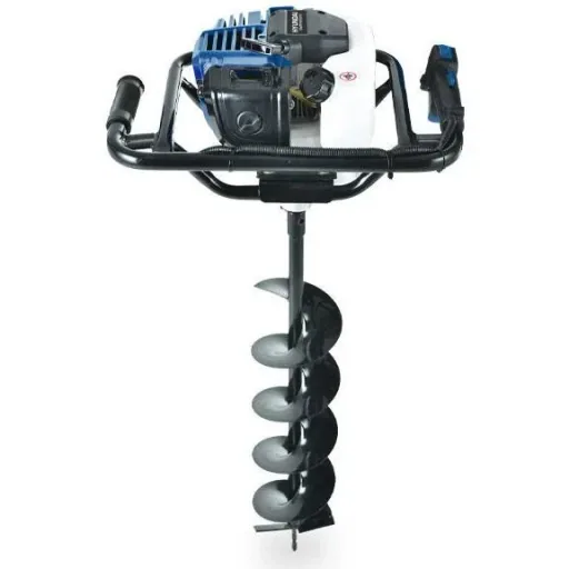 Profi-Bohrmaschine 52cc - Benzinmotor - inklusive 3 Bohrer - 100/150/200mm.