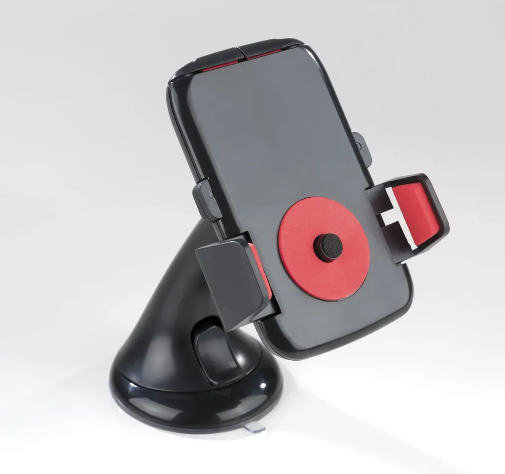 Smartphone und Handyhalter mit Saugfuß