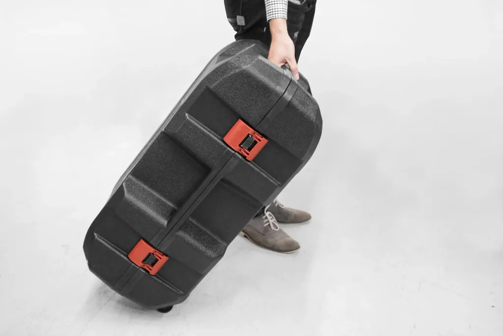 Pfahlramme GPR 801 E im Transportkoffer