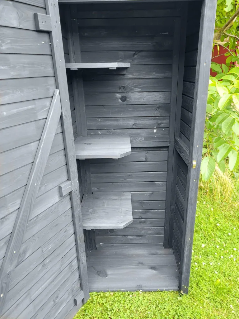 Gartenschrank Babylon, grau