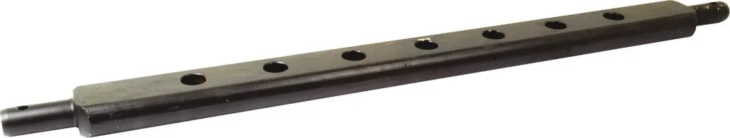 Ackerschiene Kat 1, 5 Löcher, 520mm, Ø 20mm, 28 x 60 mm