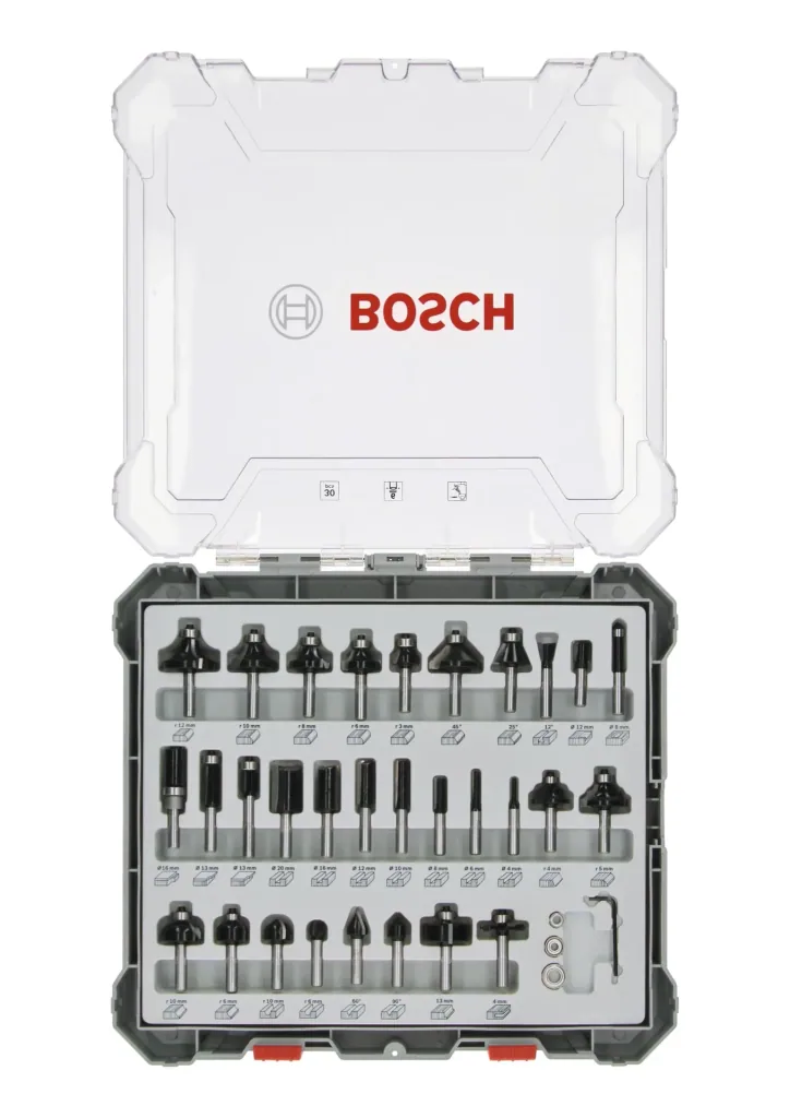 Mixed Fräser Set 6 mm Schaft 30-teilig