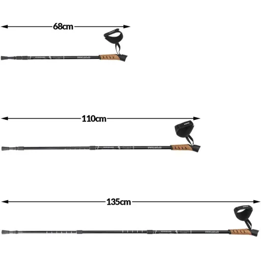 Sportana Nordic Walking Stöcke - grau