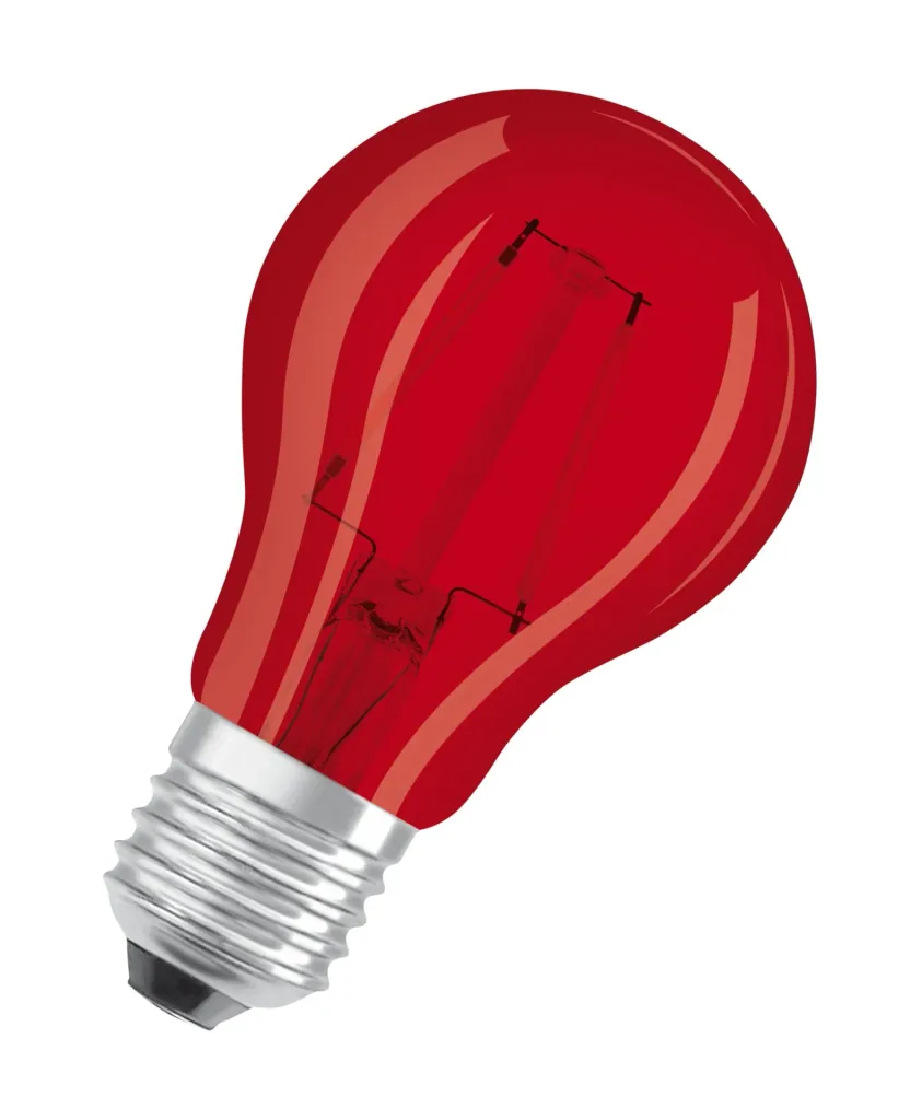 LED Lampe Superstar DécorRed mit 2,5 Watt, E27, rot