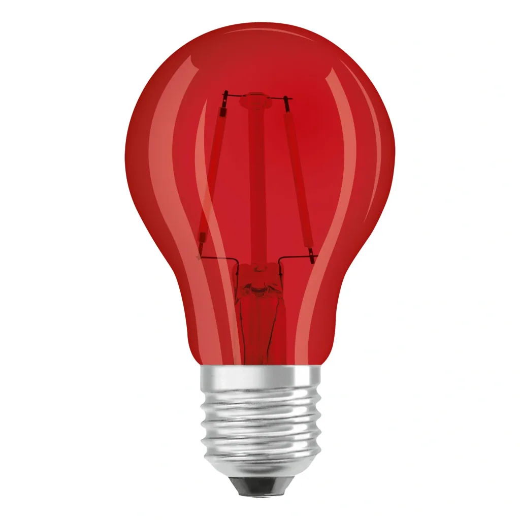 LED Lampe Superstar DécorRed mit 2,5 Watt, E27, rot