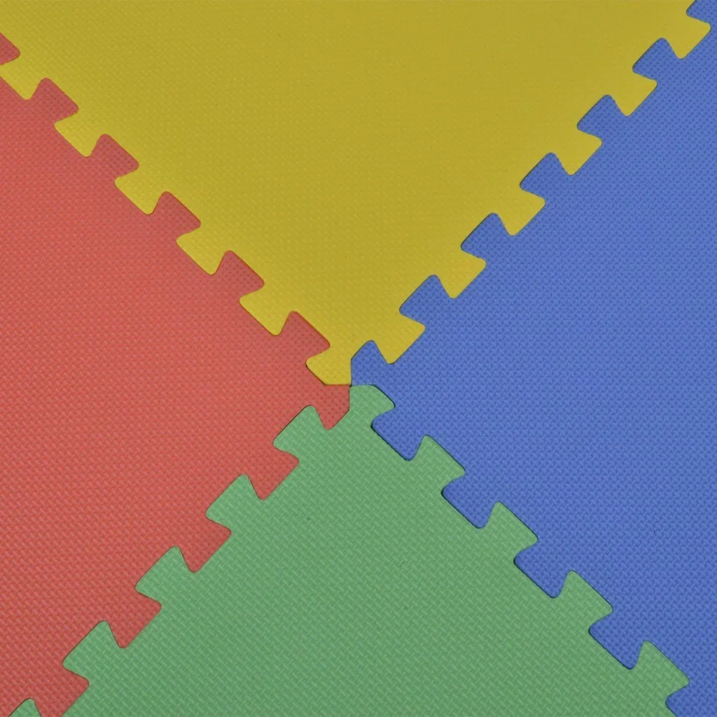 Puzzlematte Spielmatte Schutzmatte Set EVA 8 tlg bunt