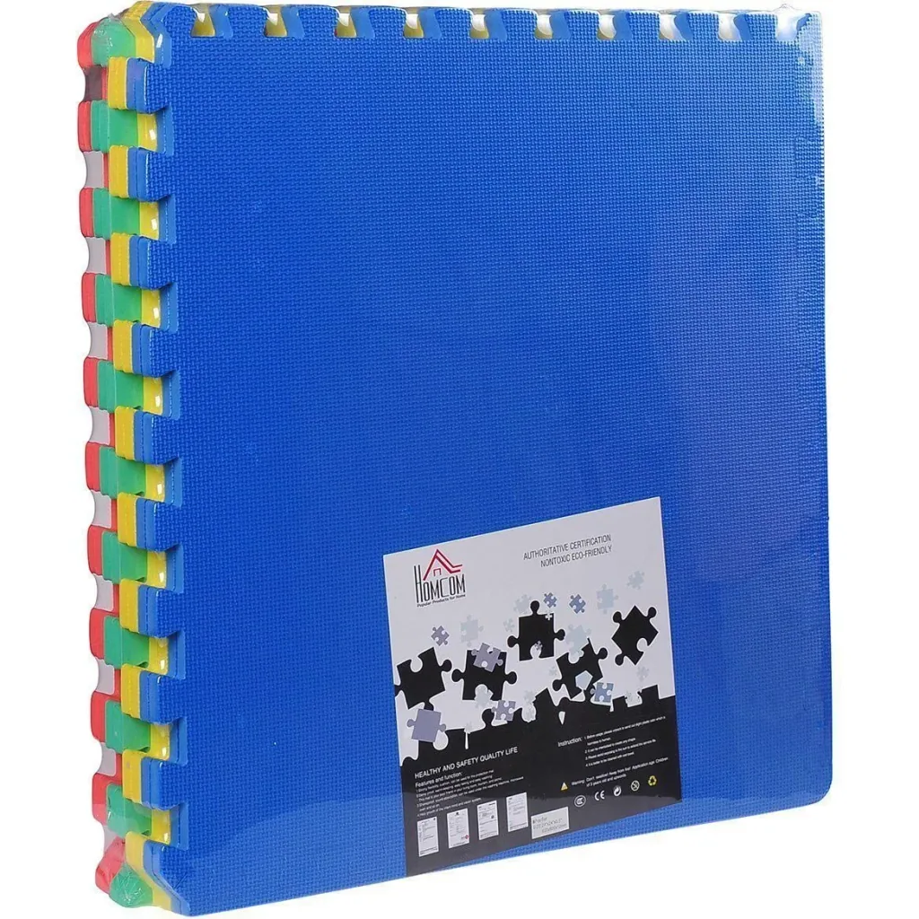 Puzzlematte Spielmatte Schutzmatte Set EVA 8 tlg bunt
