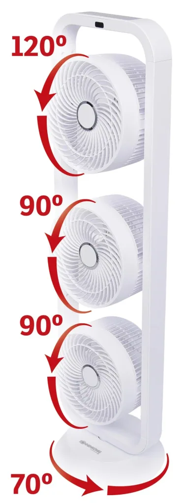 Standventilator Vind 3 weiss