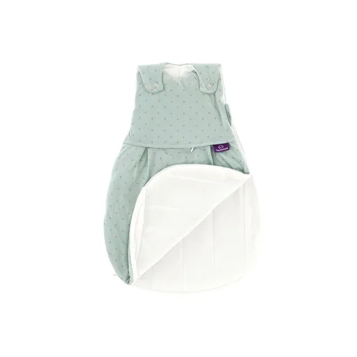 Träumeland Liebmich Baby Schlafsack, Schlummersack, Innenschlafsack - Twister Blau, Grösse: 62/68