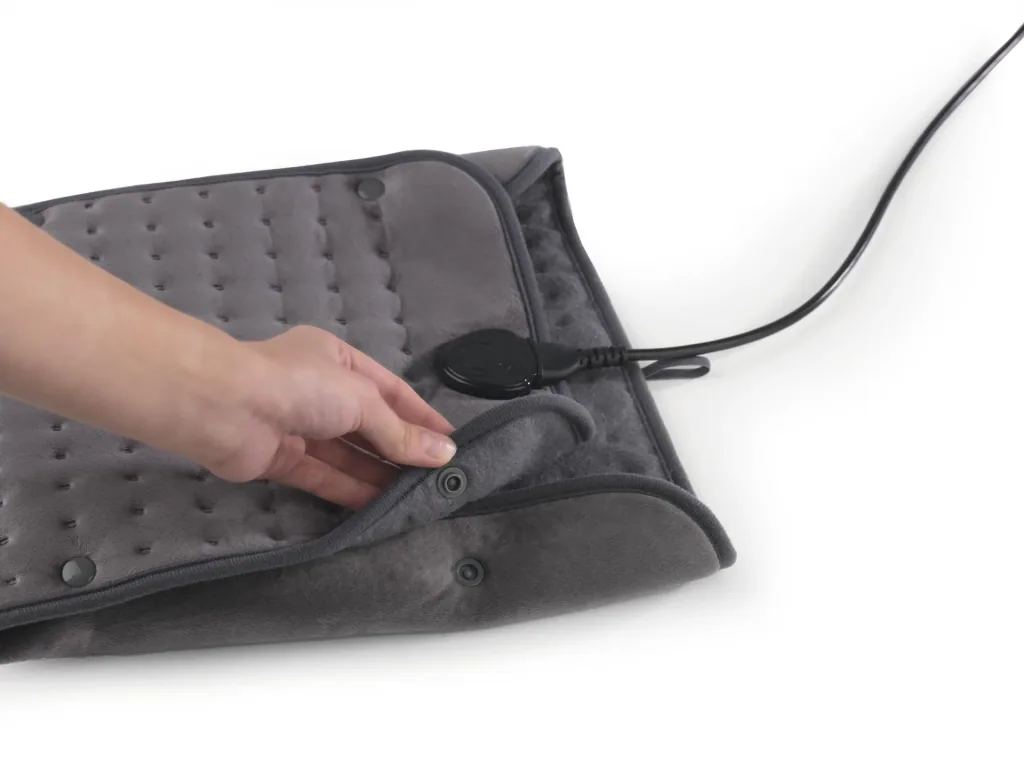 Heizdecke Hand & Fußwärmer 2in1 100W grau