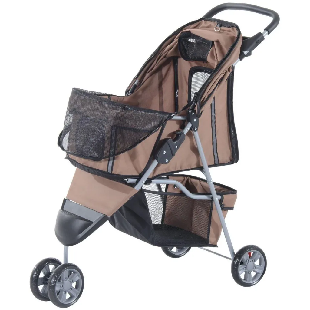 Hundebuggy Hundewagen Kaffee